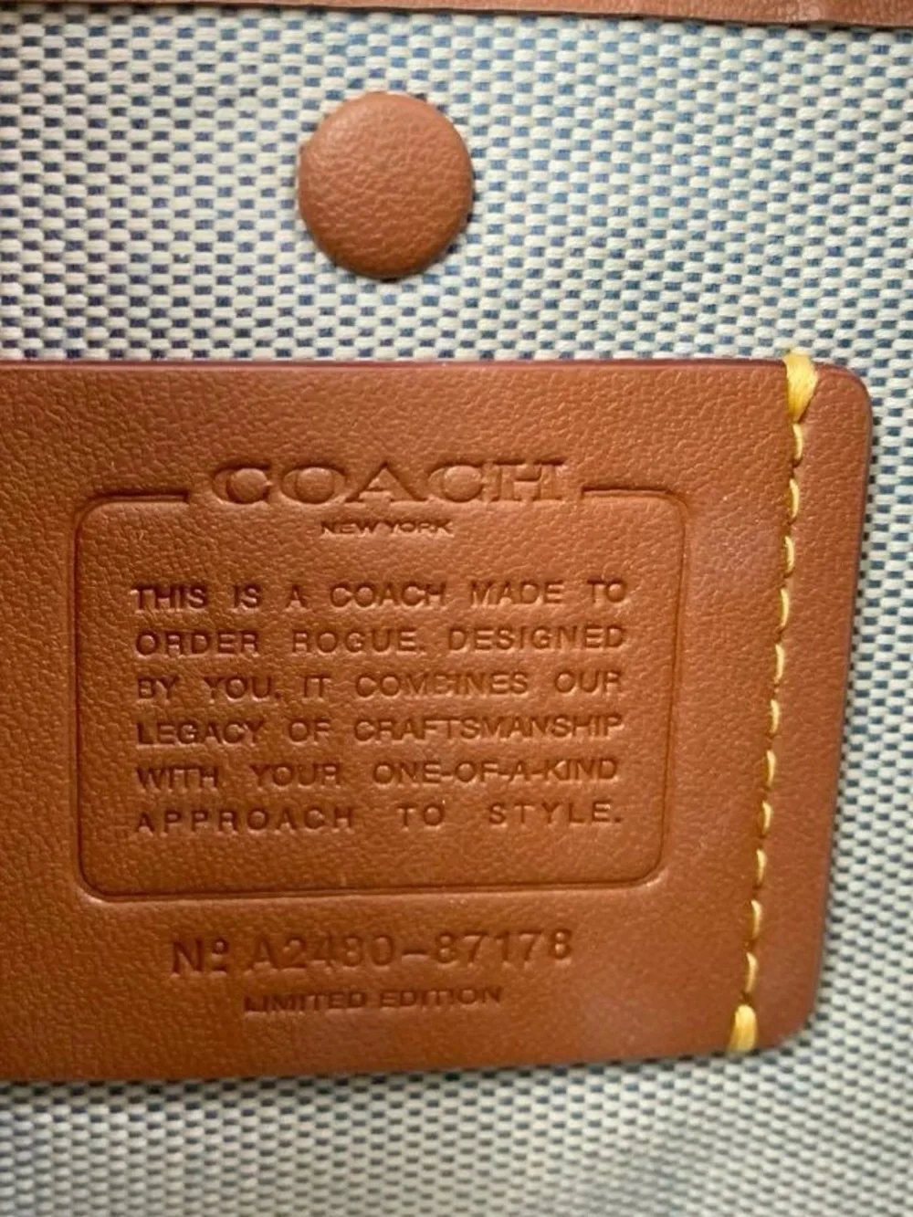 Coach Rogue 25 Bag Custom - Picture 11 of 15